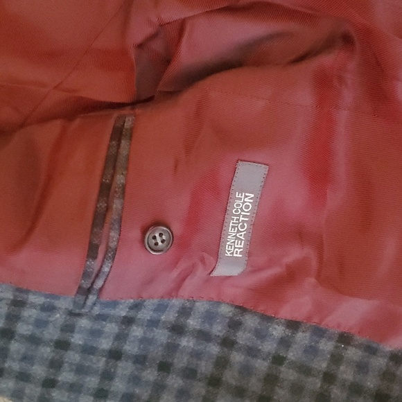 💙🖤 Kenneth Cole Reaction Sports Coat - Jacket - Blazer 80% Wool 38 R Mens - Picture 4 of 11